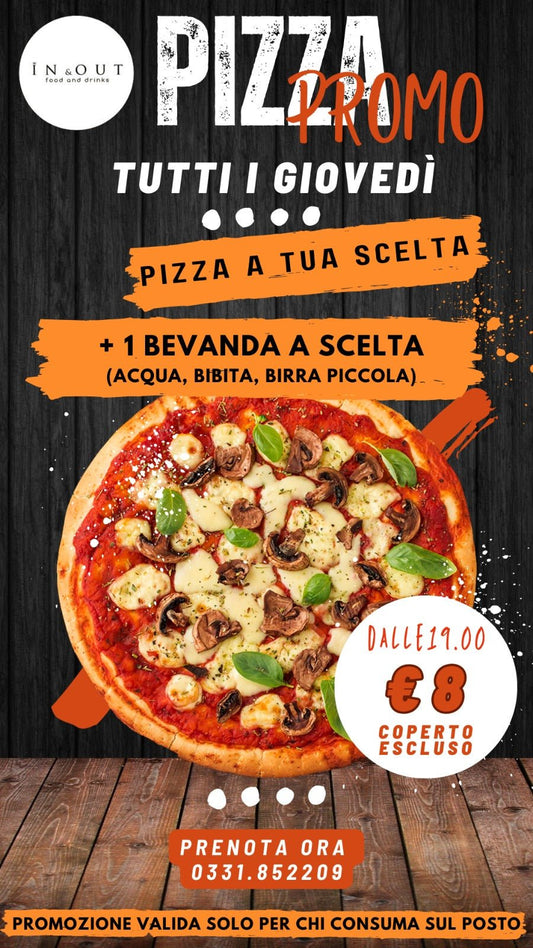 Giovedì Pizza Promo - In & Out s.n.c.
